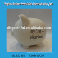 Lovely cockhorse shaped ceramic coin bank for kids